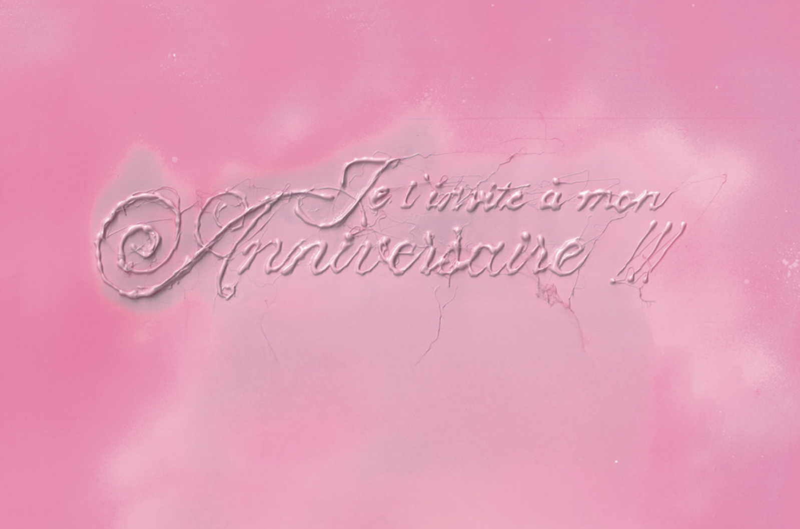 Invitation au festin d'anniversaire.