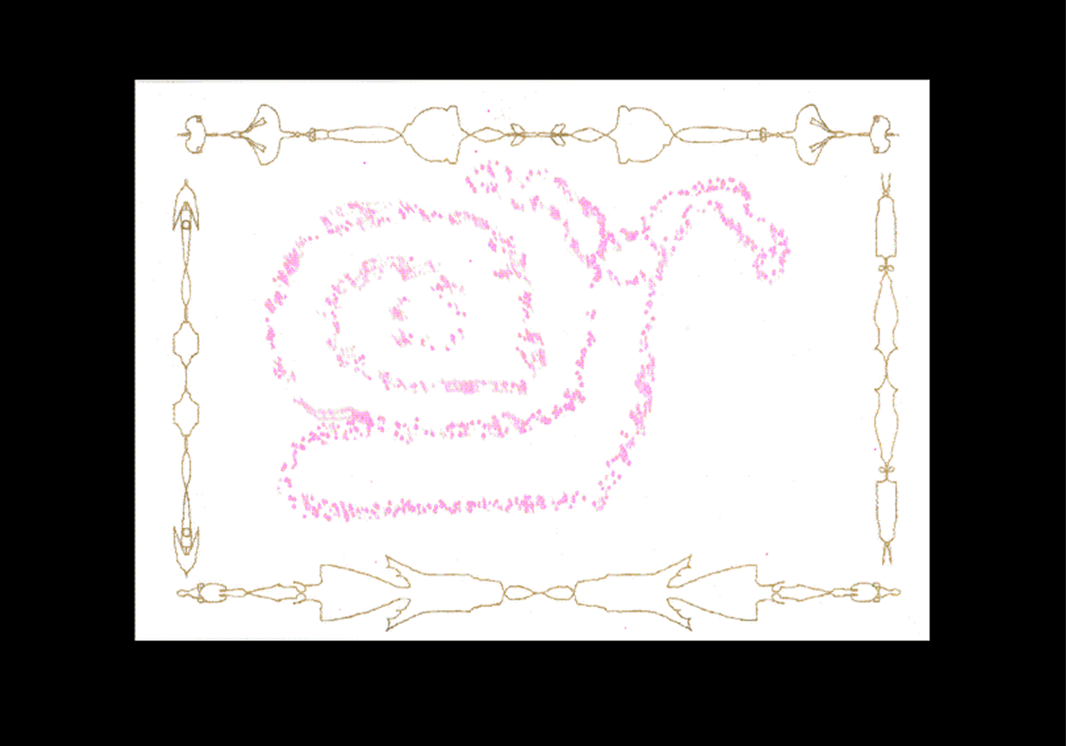 Dessine moi un escargot. Couverture de fanzine.